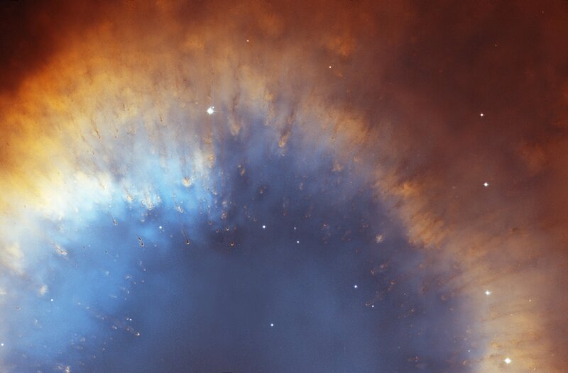 Cosmic nebula with stars