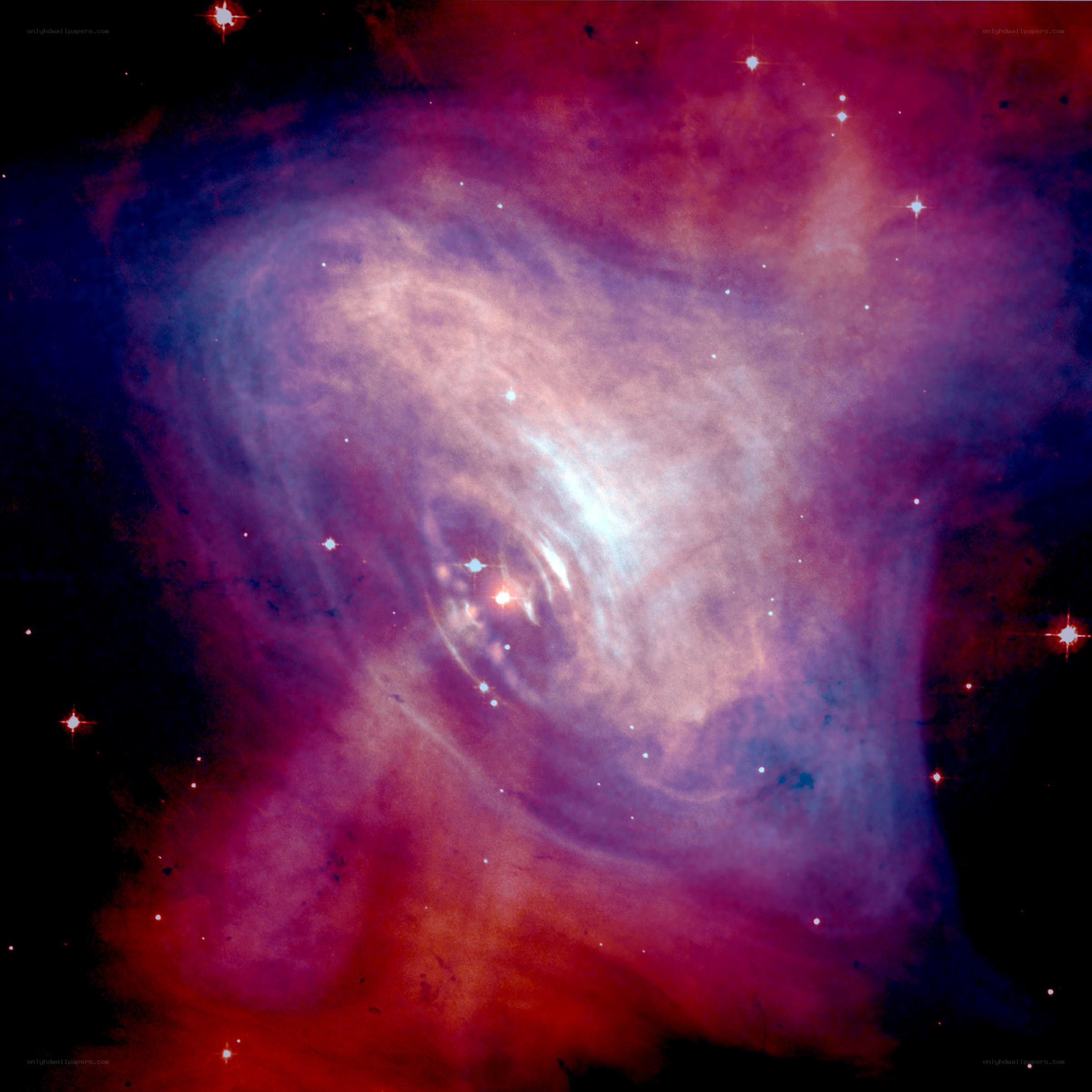 Cosmic nebula with stars