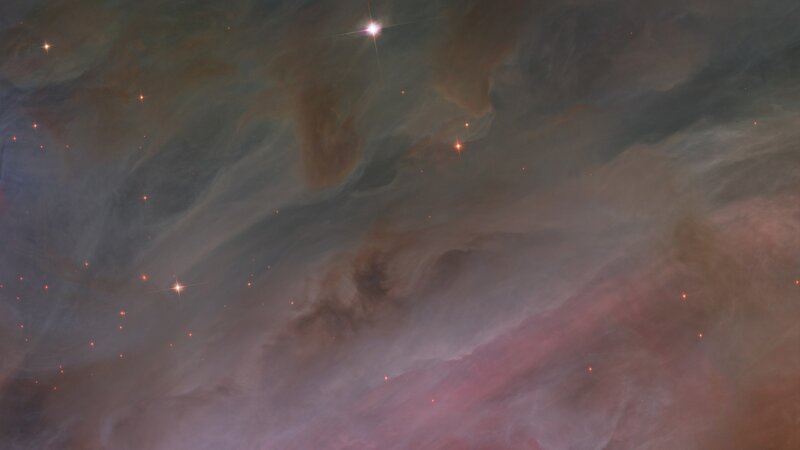Cosmic nebula with stars