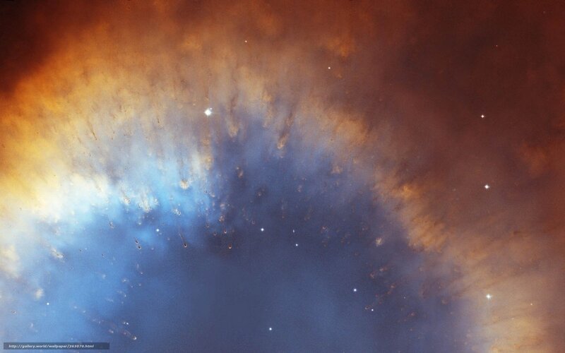 Cosmic nebula with stars