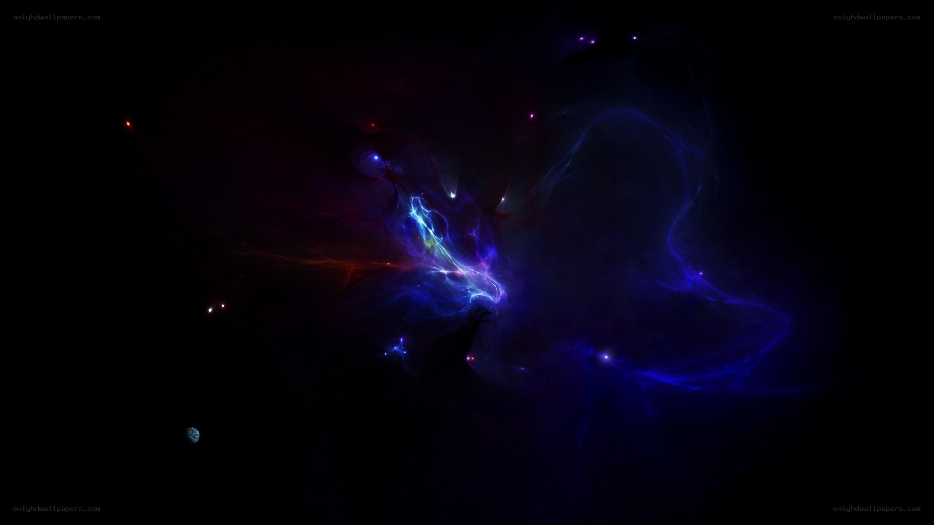 cosmic nebula with stars