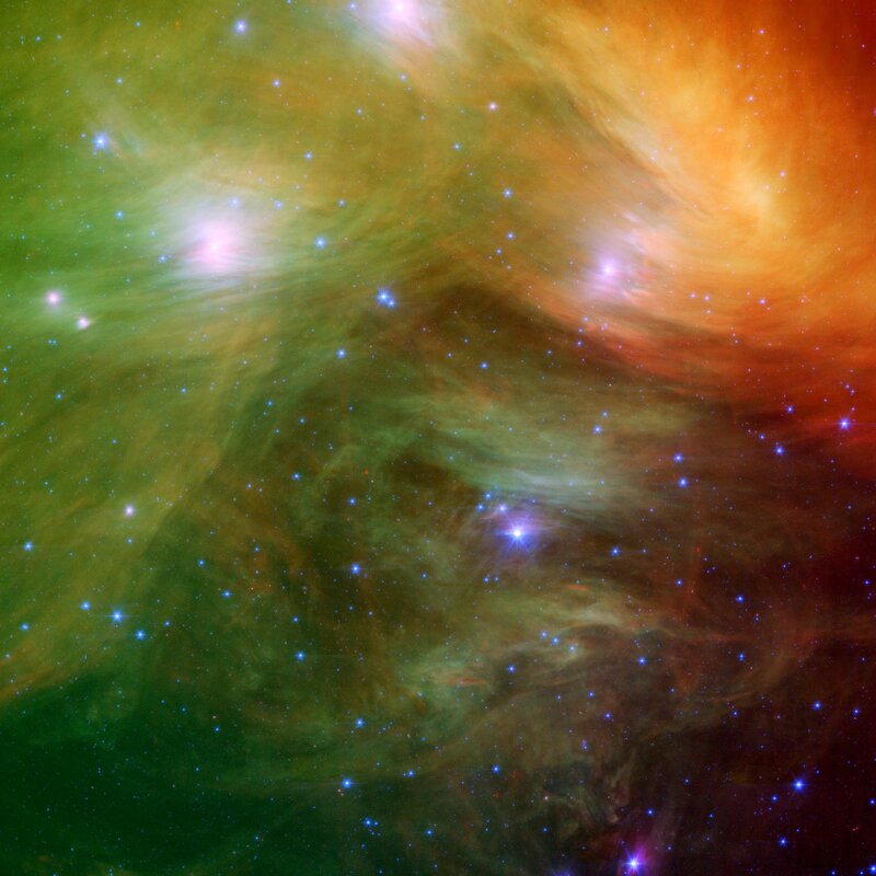 Cosmic Nebula with Stars