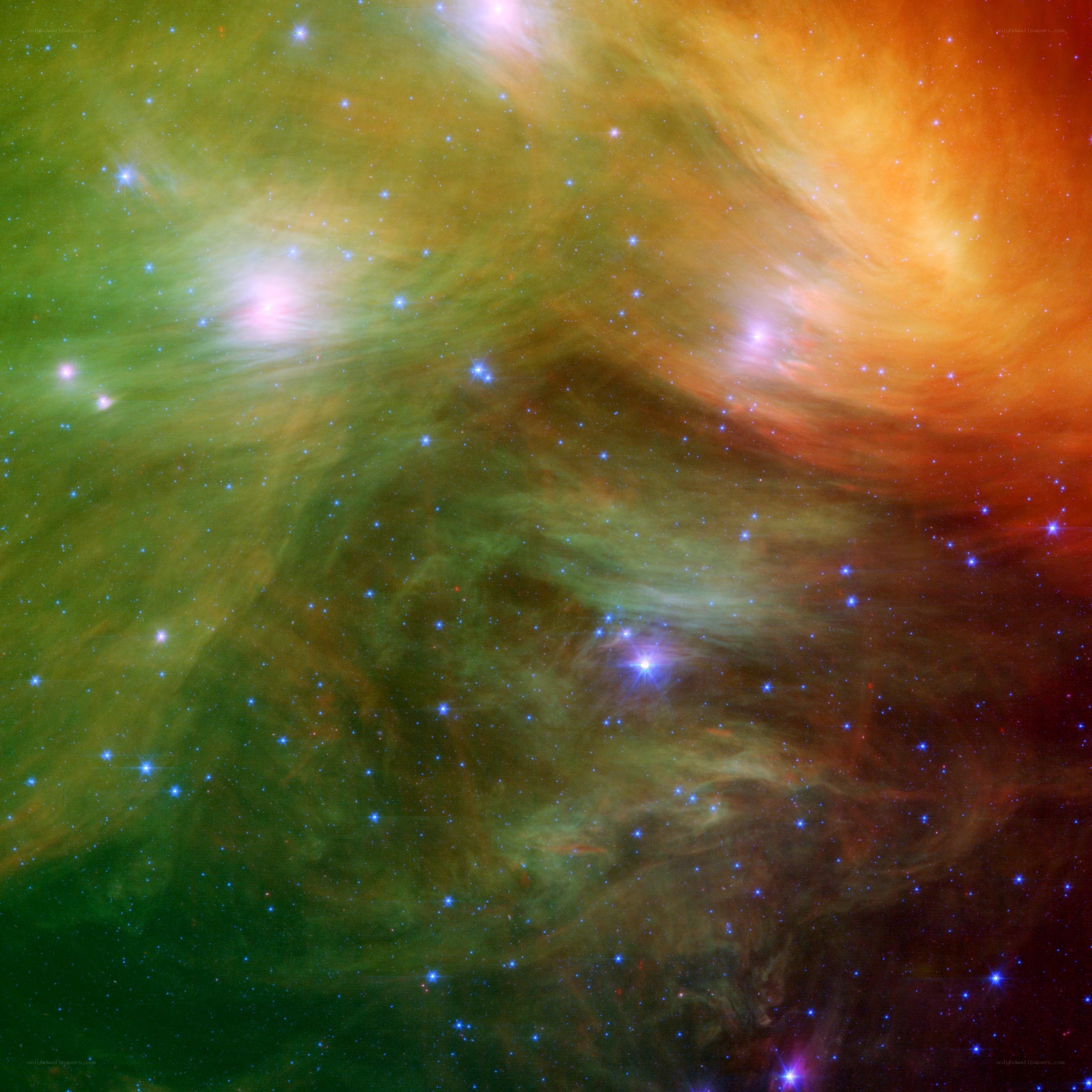 Cosmic Nebula with Stars