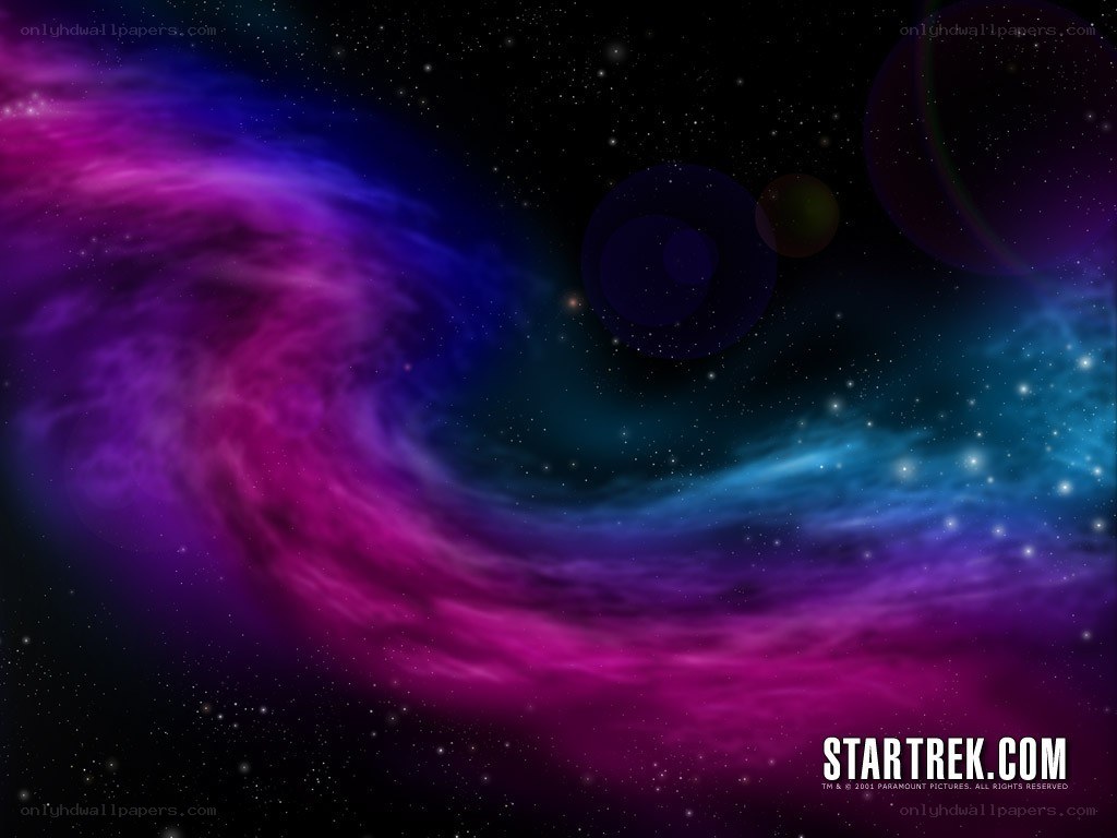 Cosmic nebula with stars
