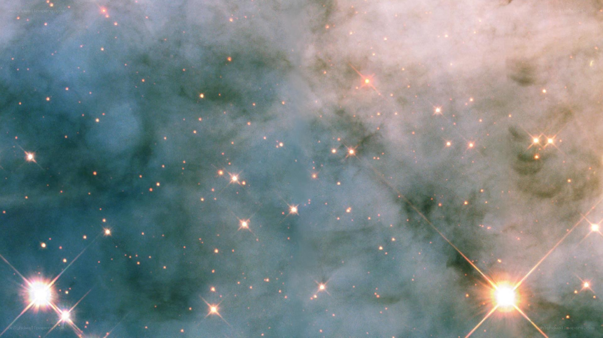 Cosmic Nebula with Stars