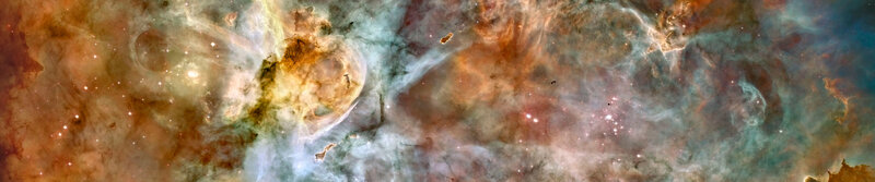 Cosmic nebula with stars