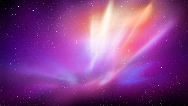 Cosmic Nebula with Stars — Purple, Serene, Night
