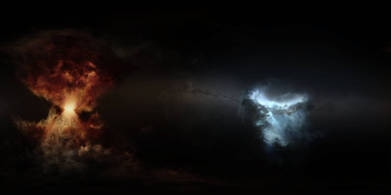 Cosmic Nebulae Clouds