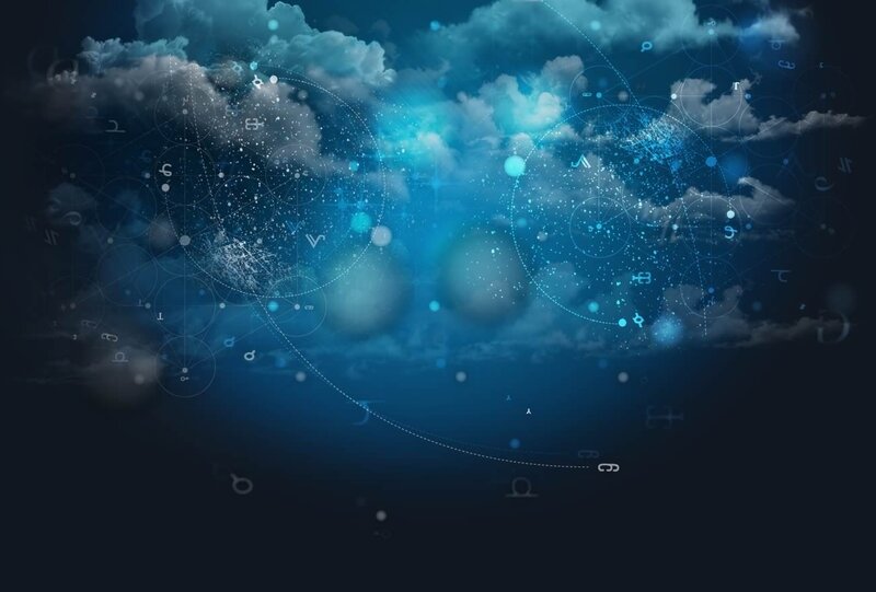 cosmic network over clouds