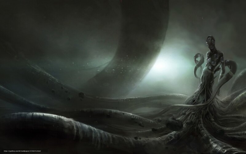cosmic octopus creature