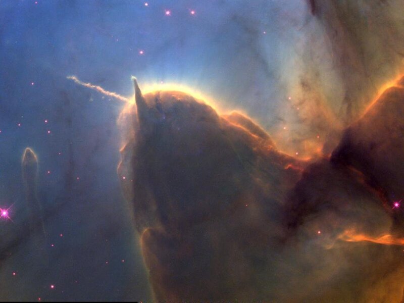 Cosmic pillars in nebula