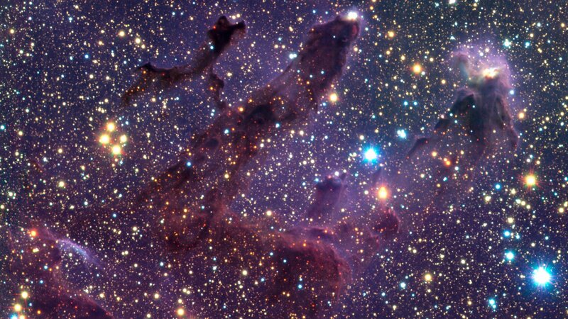 Cosmic pillars in starfield