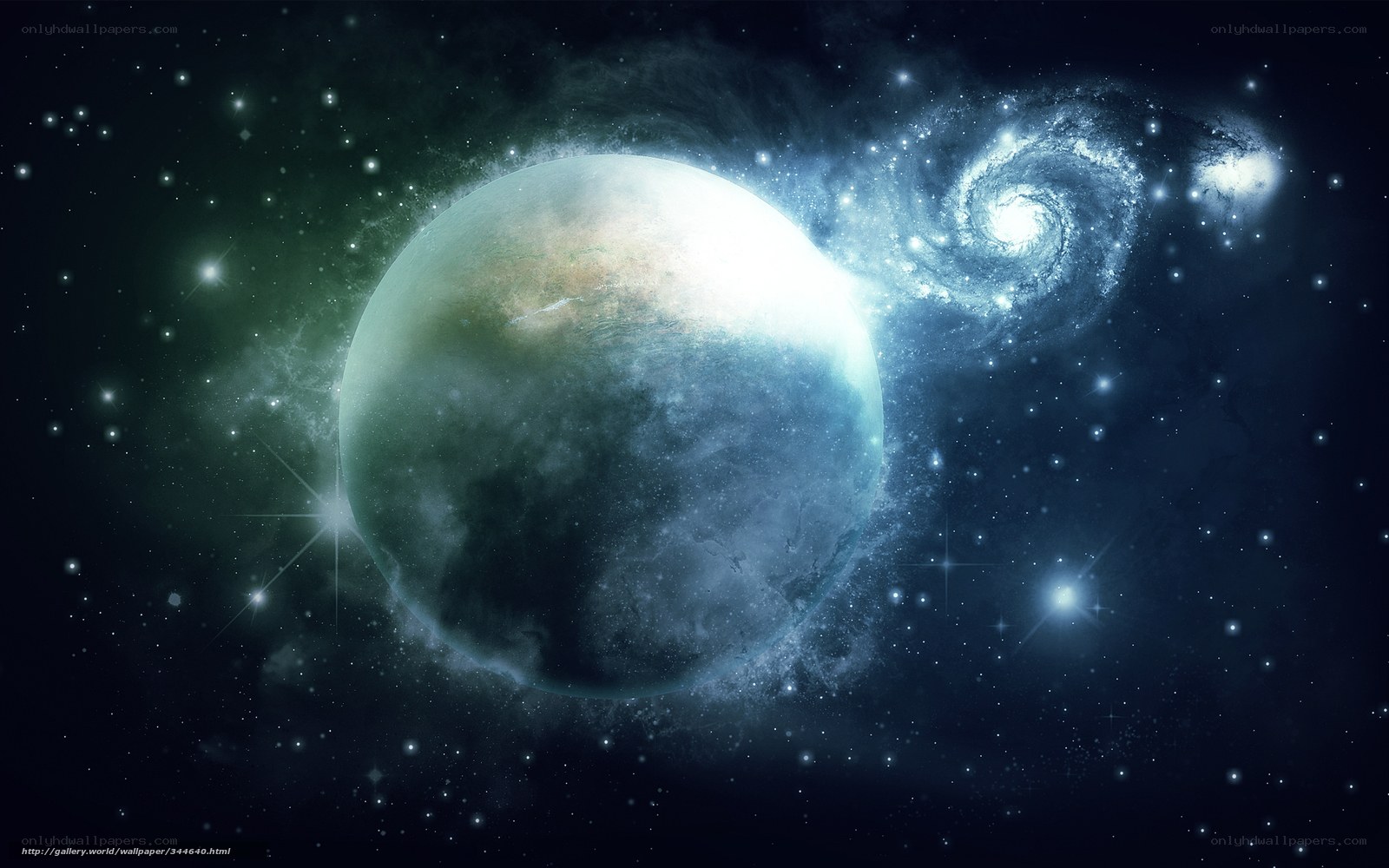 Cosmic planet and galaxy
