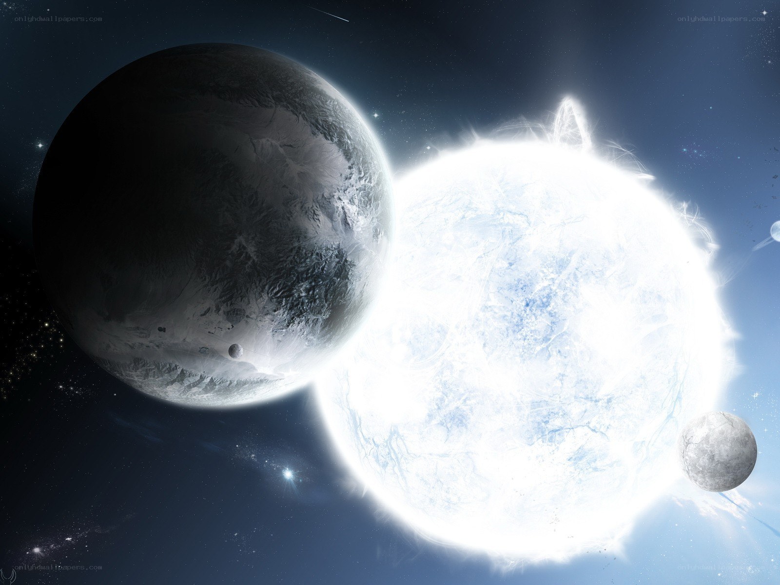 Cosmic planet and star