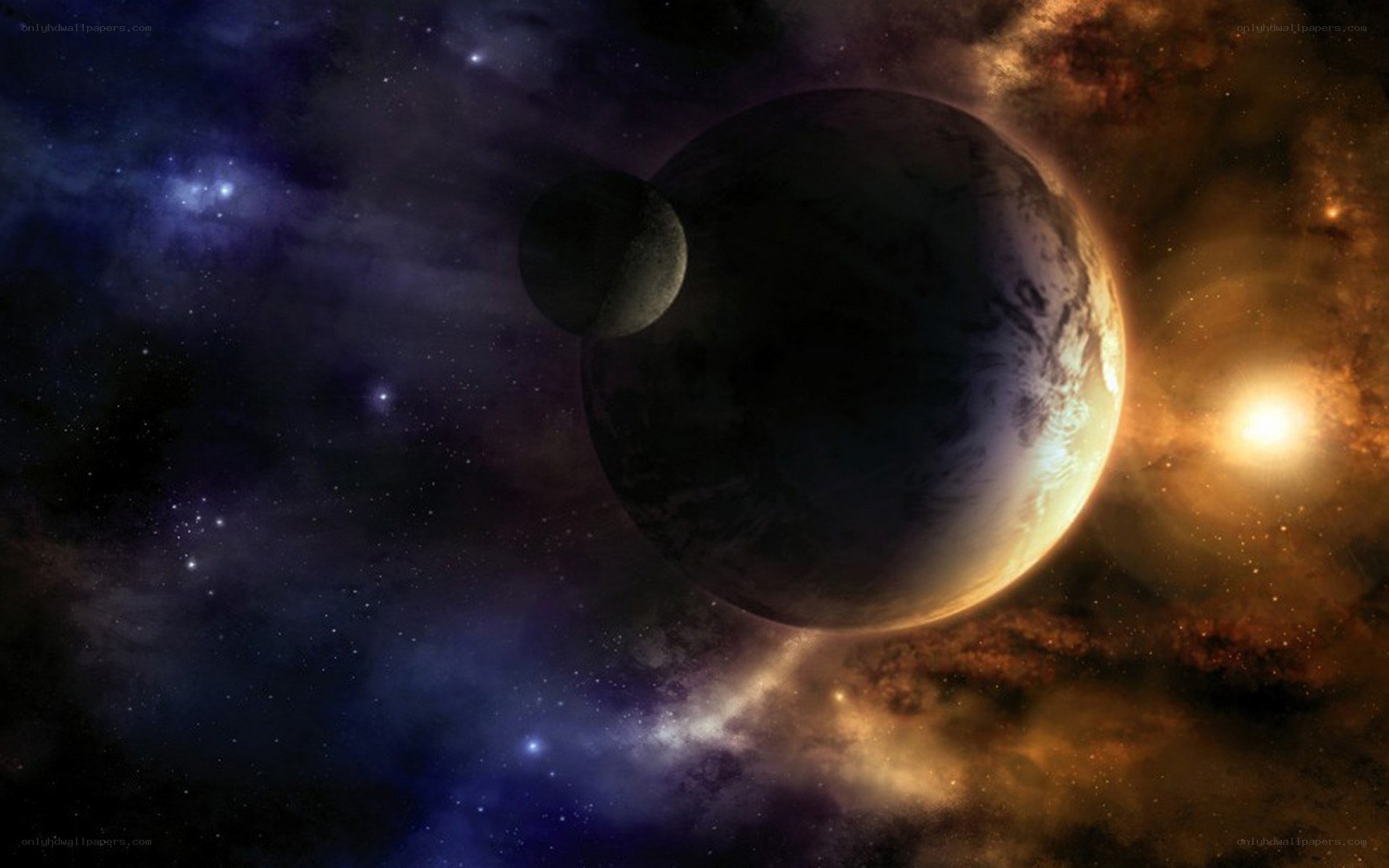 Cosmic planet and star system