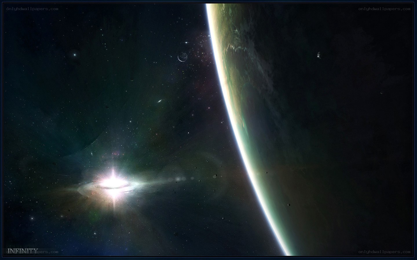 Cosmic planet and star system