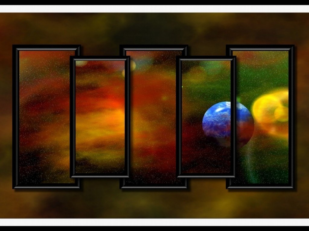 Cosmic planet art series