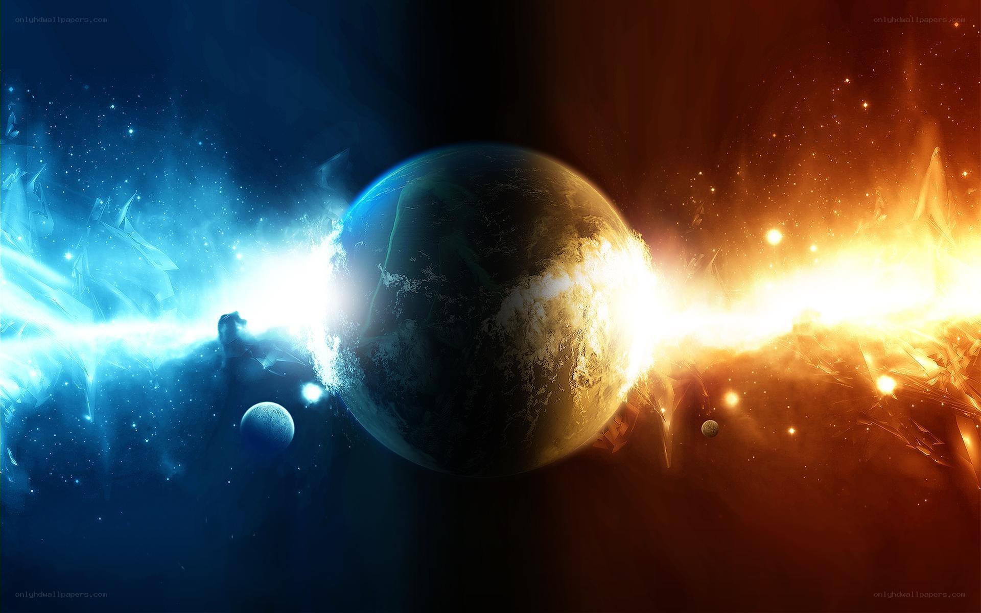 cosmic planet collision