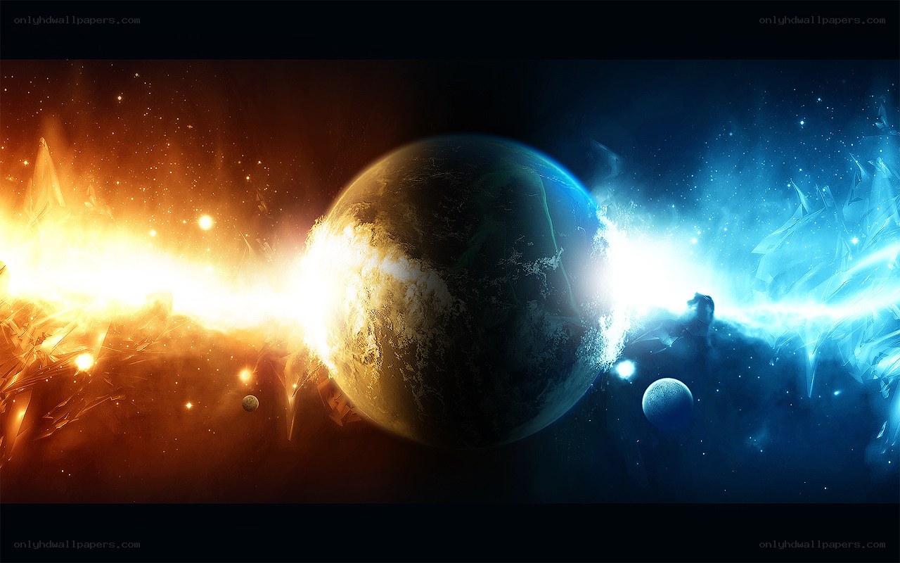 cosmic planet explosion