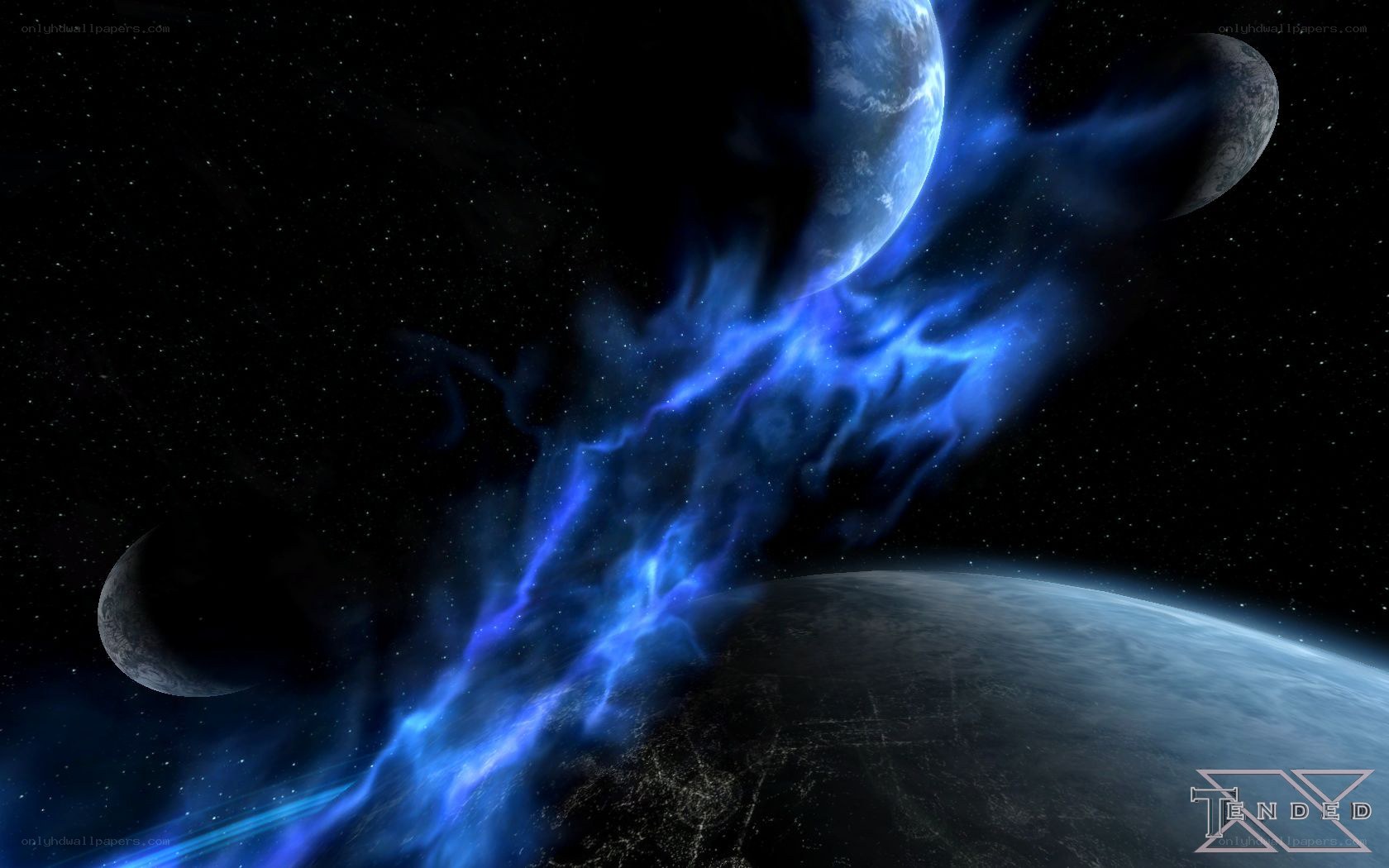 Cosmic planet explosion