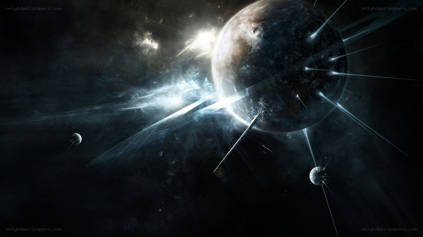 Cosmic planet explosion