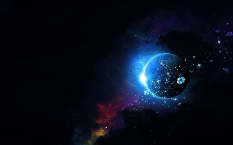 cosmic planet explosion