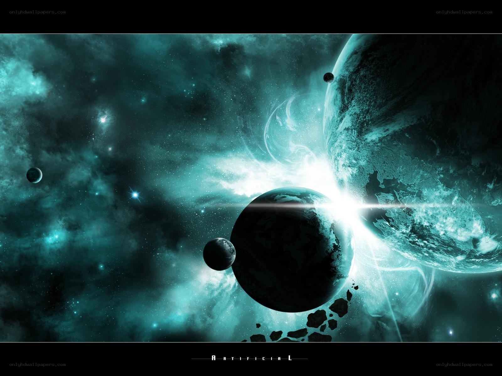Cosmic planet explosion