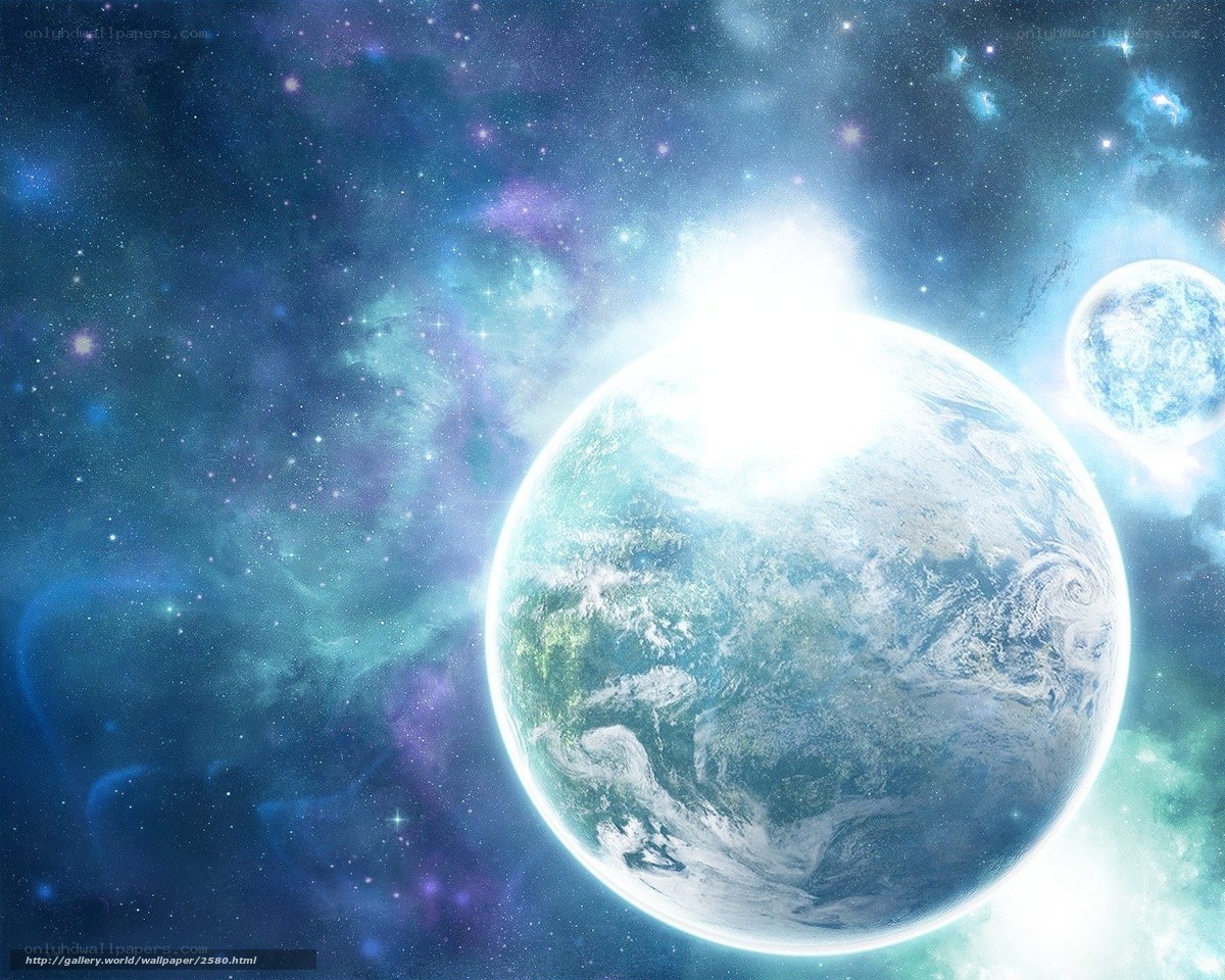 Cosmic planet in starfield