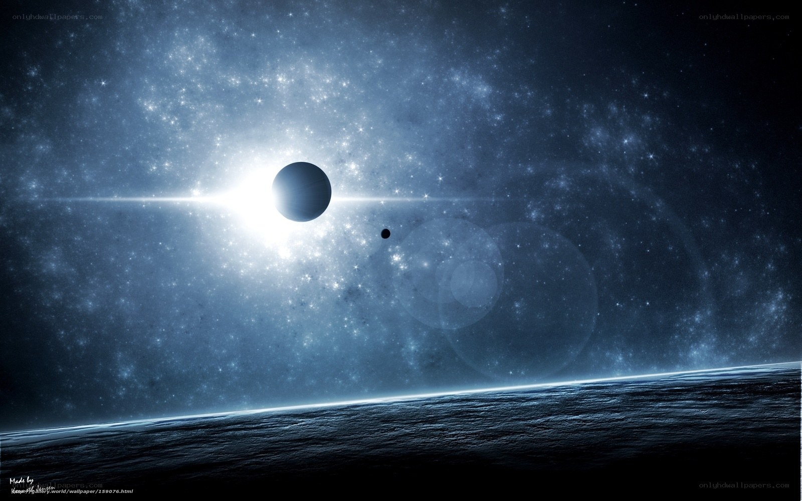 Cosmic planet view