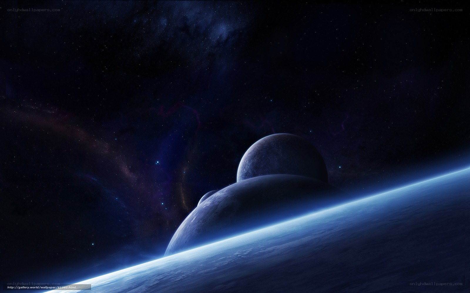 Cosmic planet vista