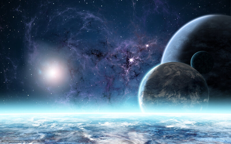Cosmic planet vista