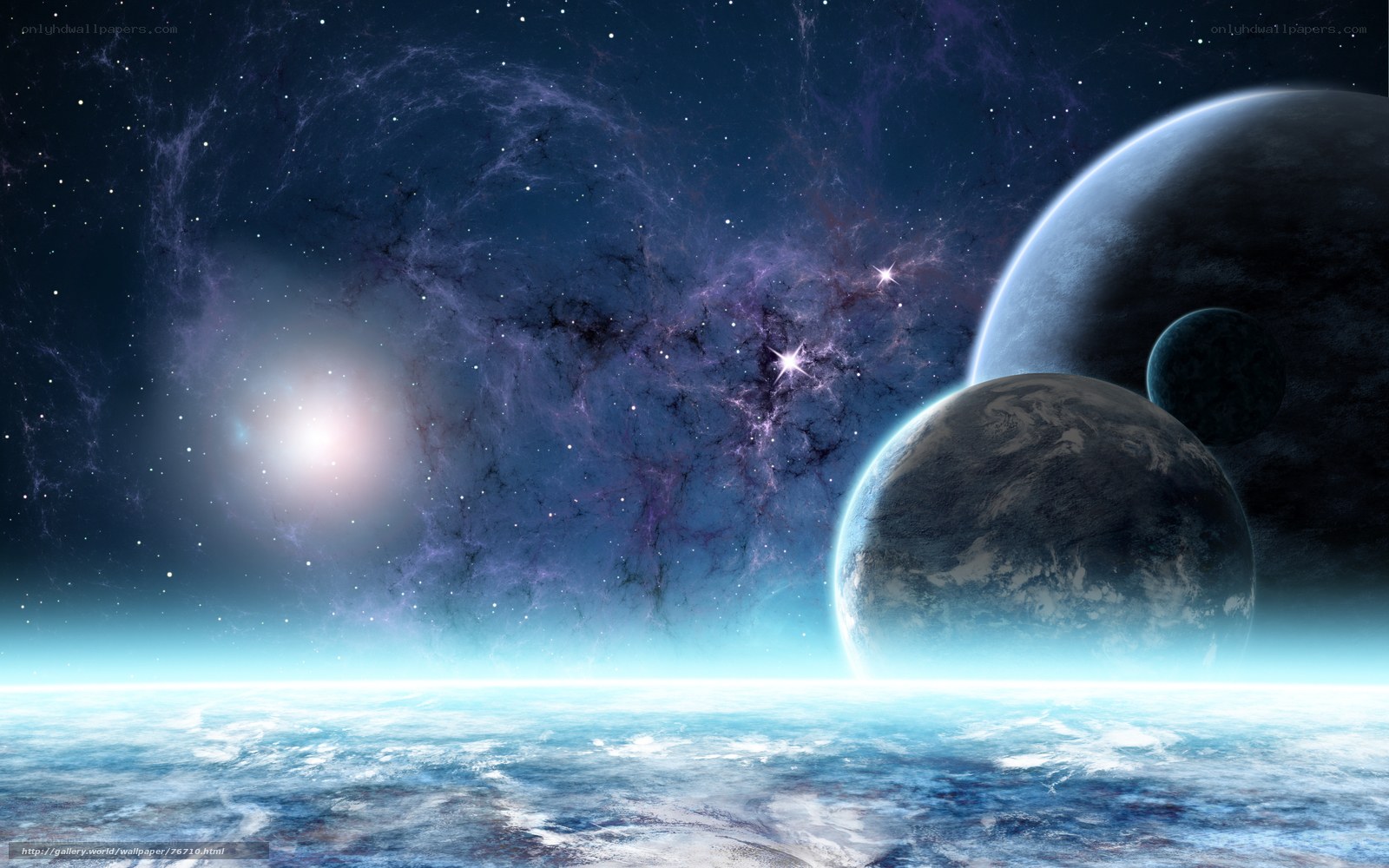Cosmic planet vista