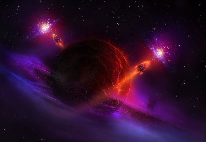Cosmic planet with energy bursts
