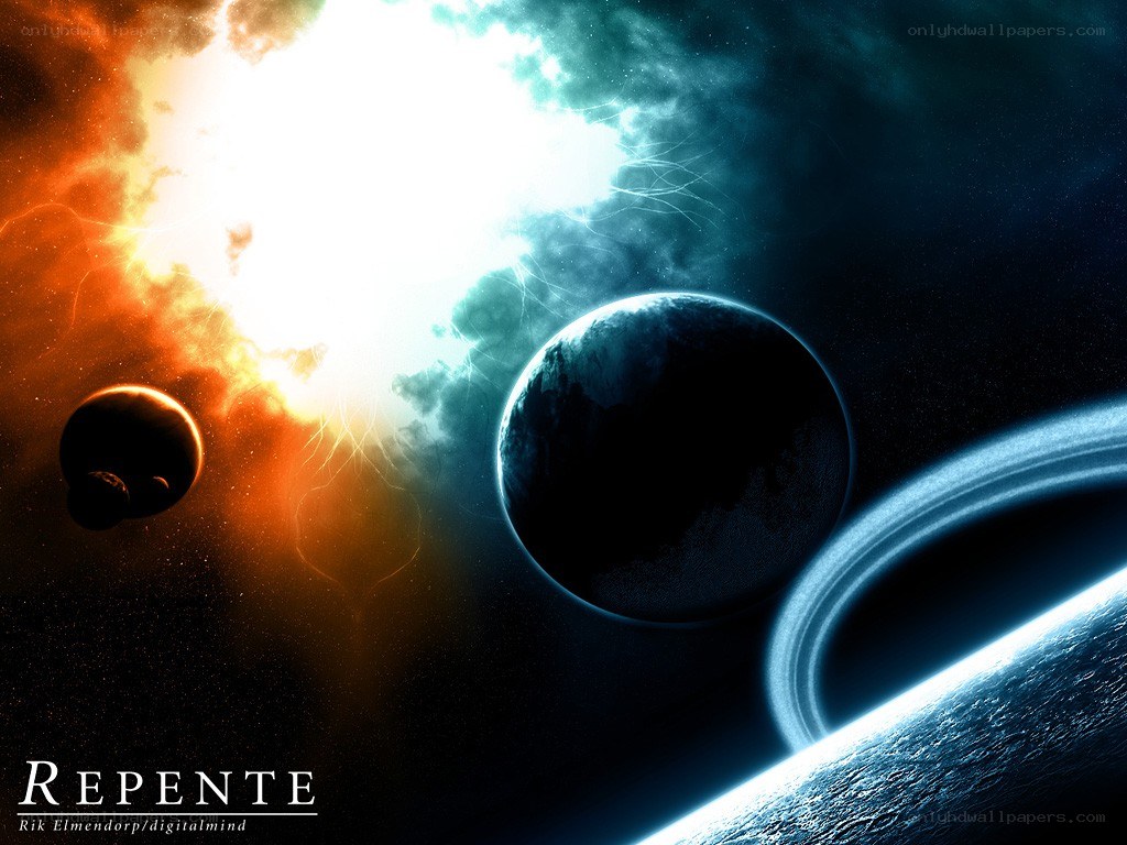 Cosmic planets and nebula