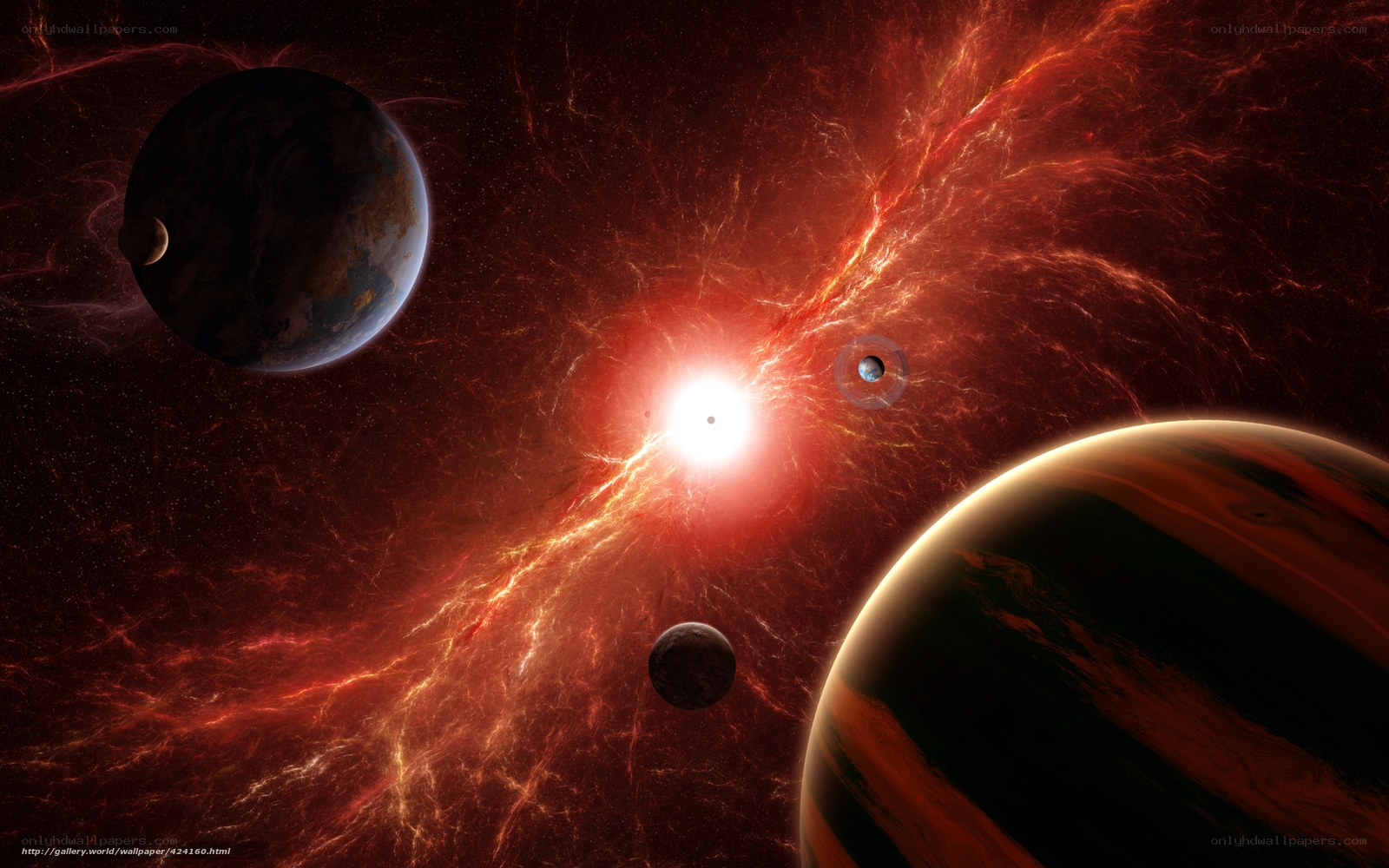 Cosmic Planets and Nebula