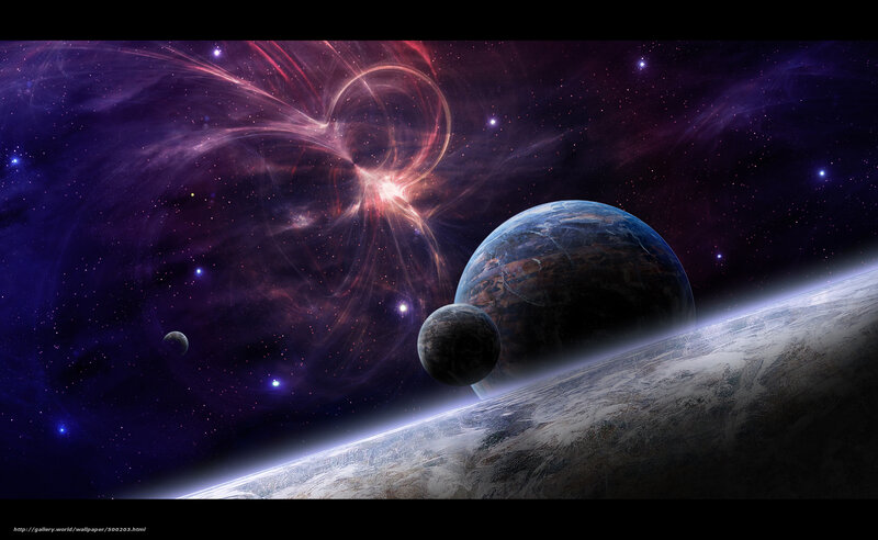 Cosmic planets and nebula