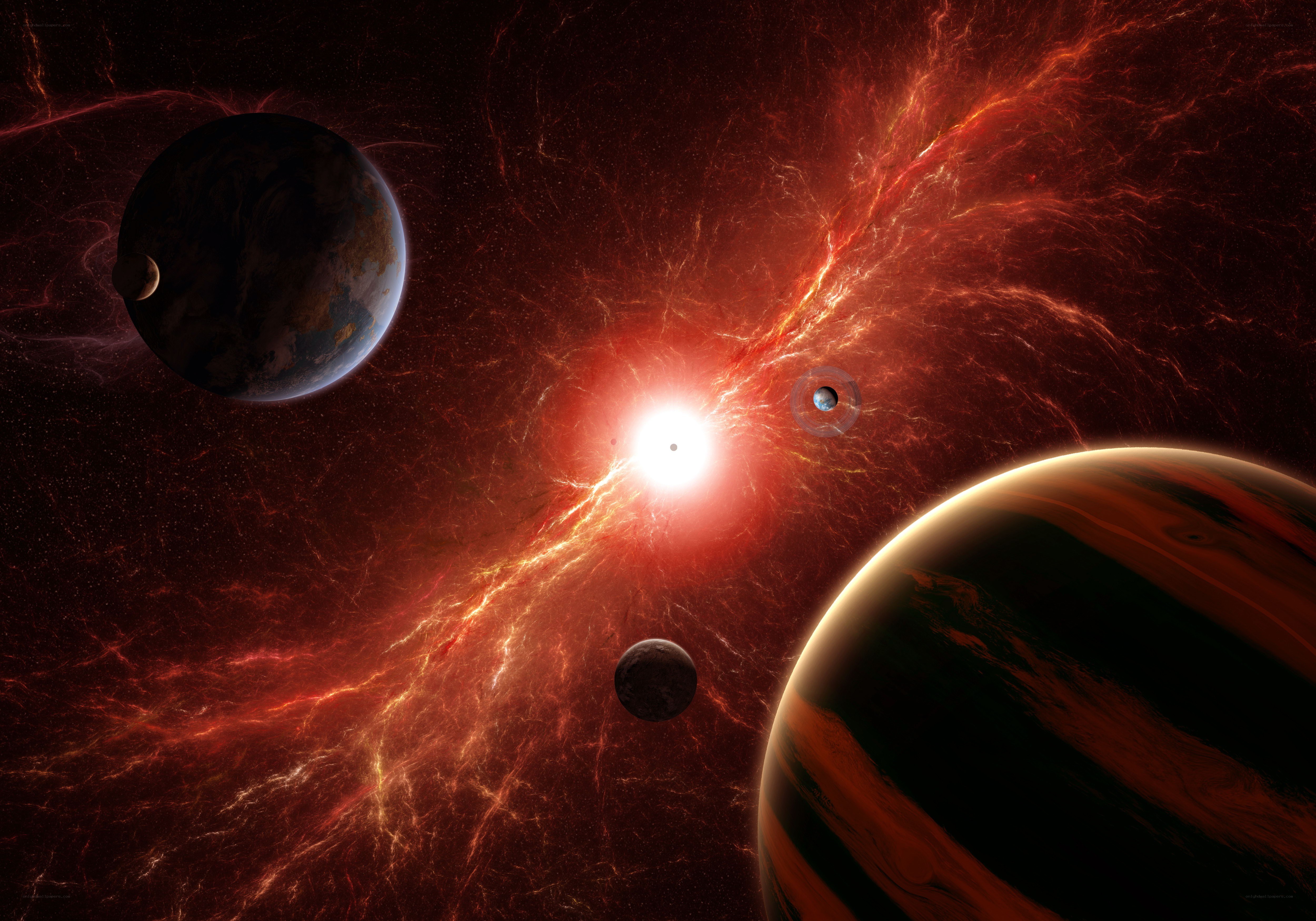 Cosmic planets and star system