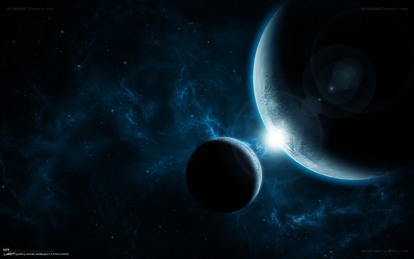 Cosmic planets in nebula