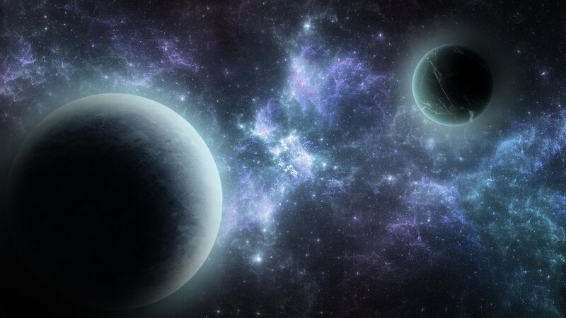 Cosmic planets in nebula