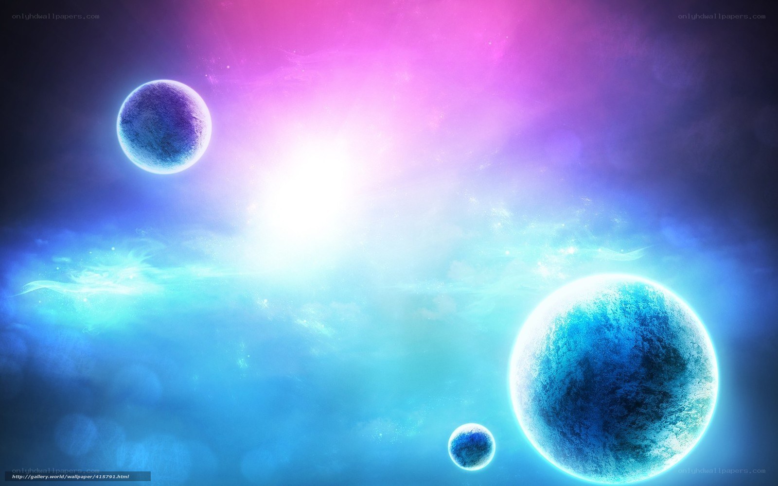 Cosmic planets in nebula