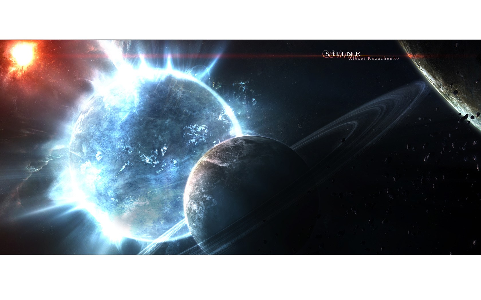 Cosmic planets with bright star