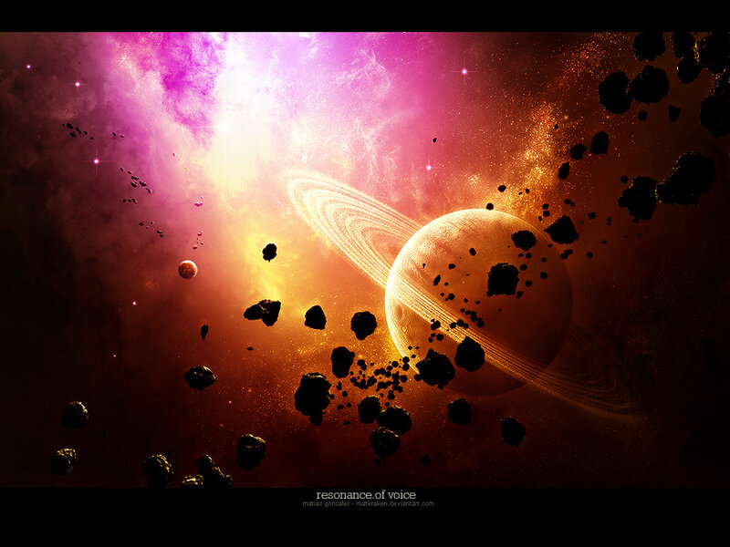 Cosmic resonance of voice