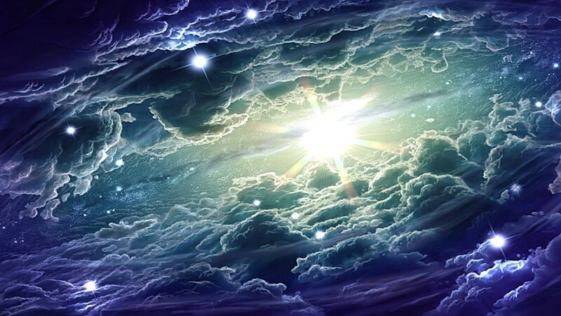 Cosmic Sky with Stars