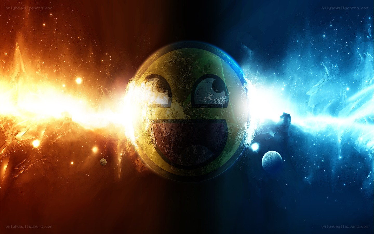 cosmic smile face