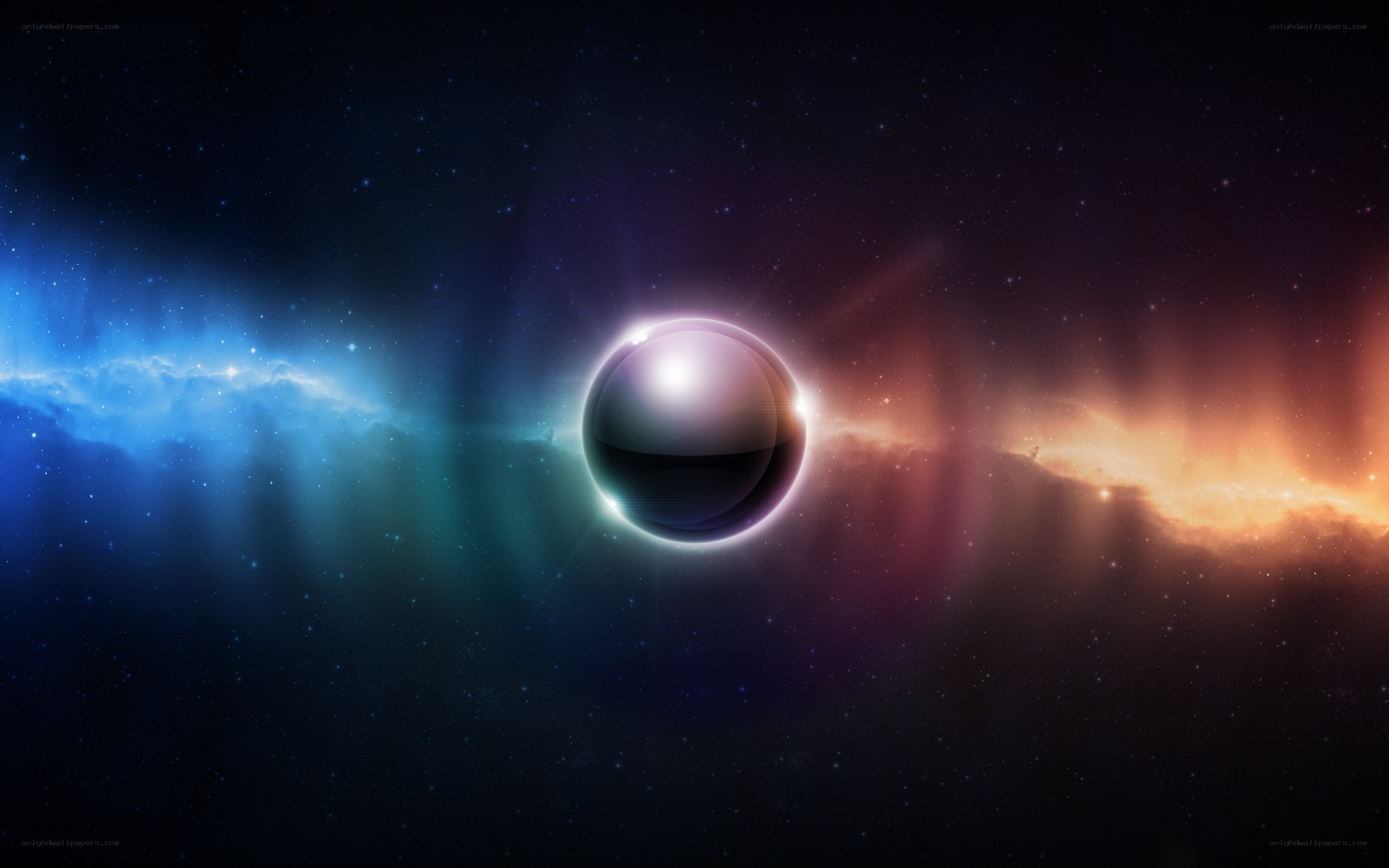 Cosmic sphere in nebula