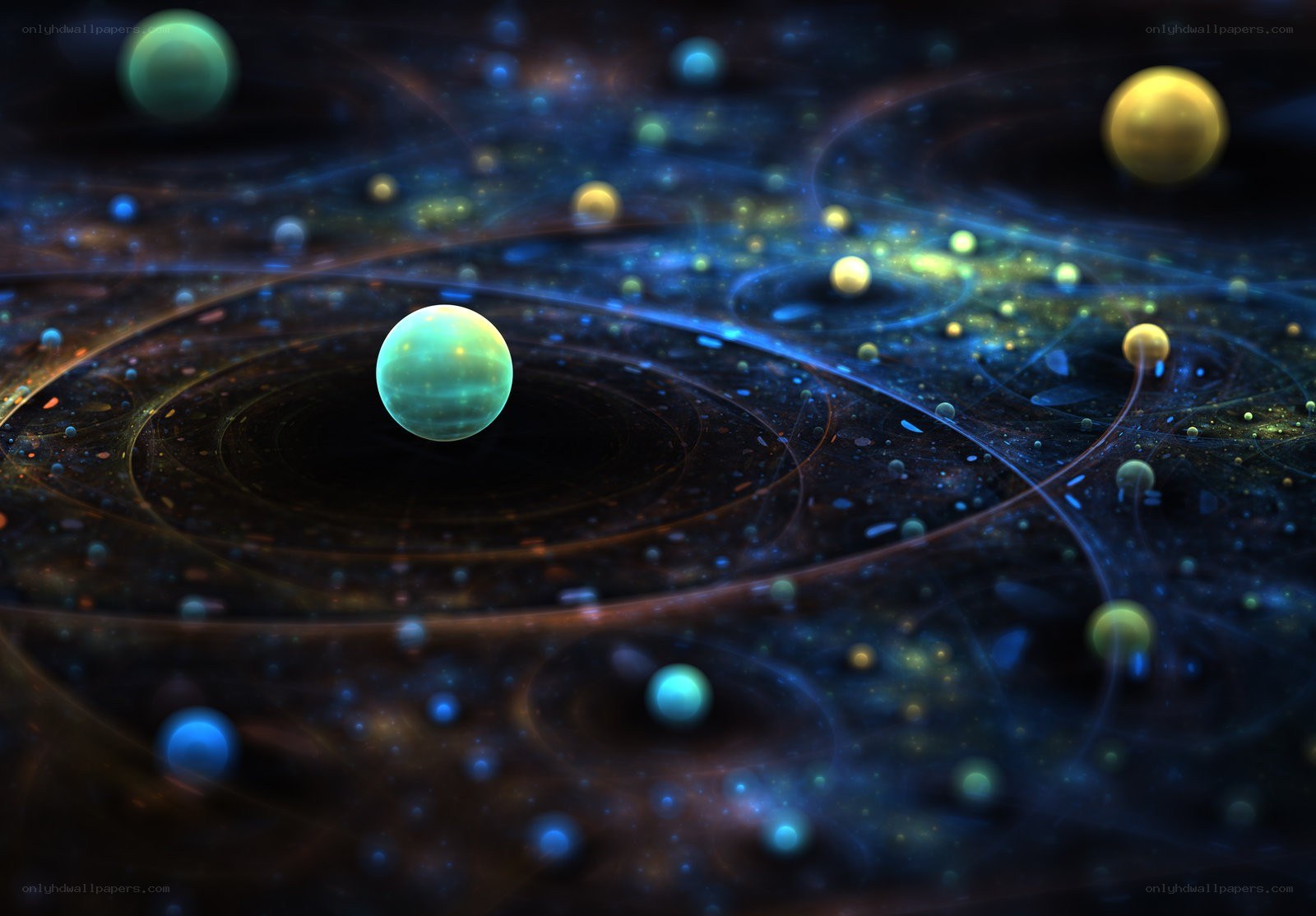 Cosmic spheres in a nebula