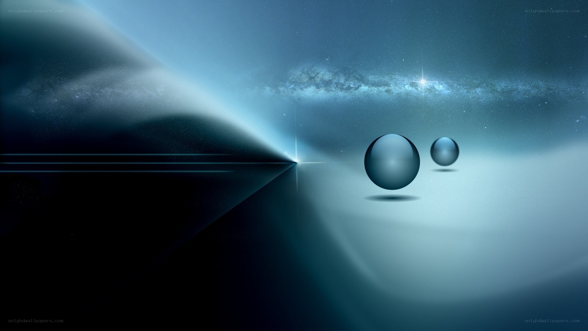 Cosmic spheres in a starry expanse