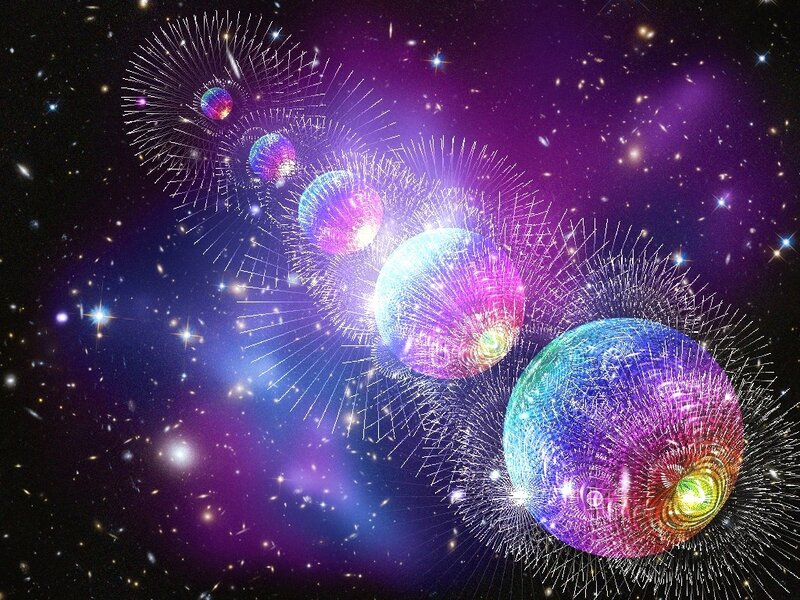Cosmic spheres in space