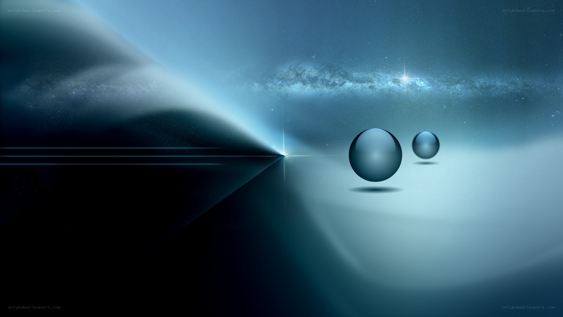 Cosmic spheres in starlit space