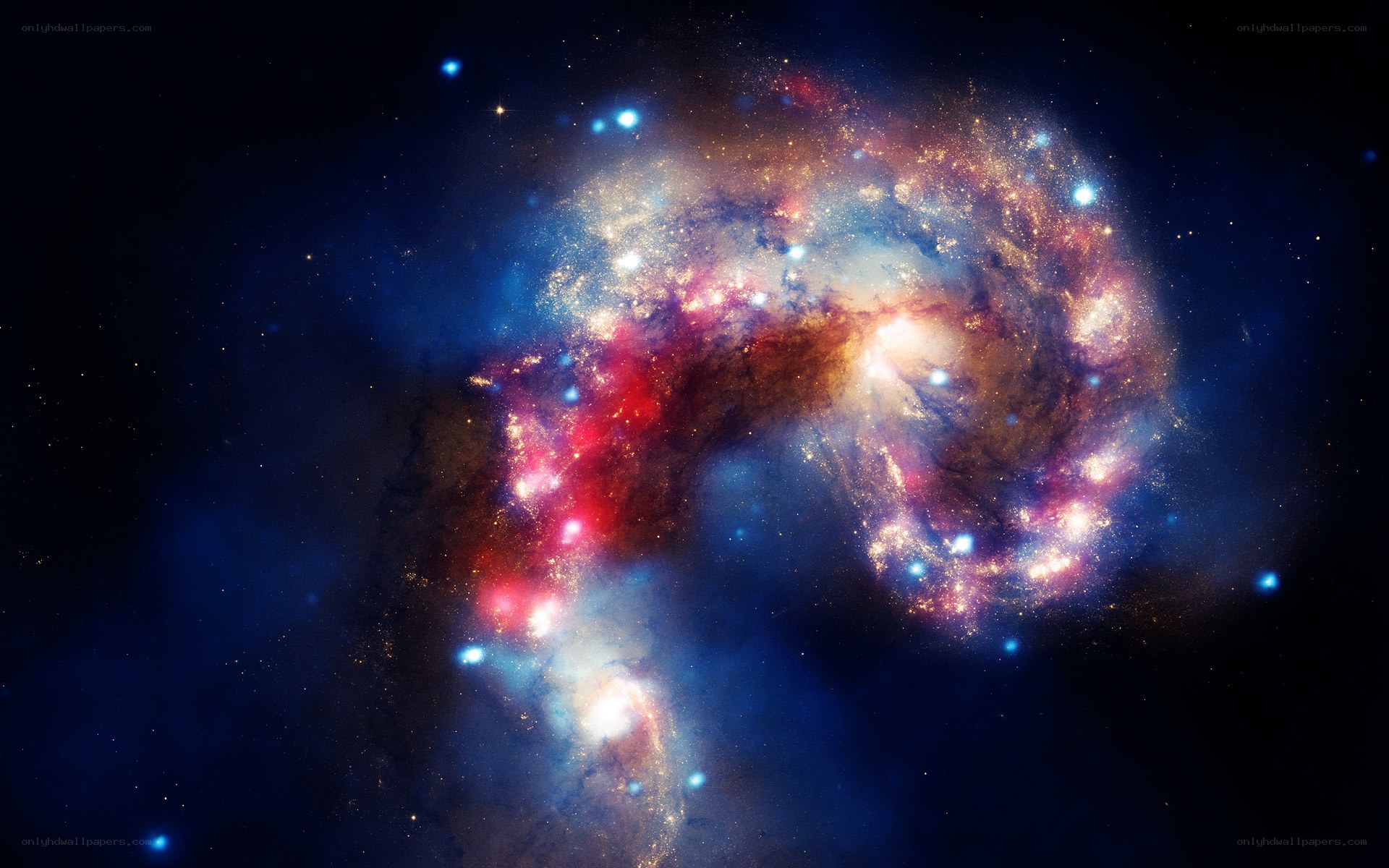 Cosmic spiral galaxy